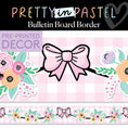 Load image into Gallery viewer, Garden Party Pastel Bulletin Board Borders