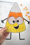 Load image into Gallery viewer, Printable Candy Corn Mosaic Craft