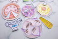 Load image into Gallery viewer, Colorful illustrations of food items on a marble surface