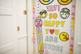 Load image into Gallery viewer, So Happy You Are Here Rainbow Pastel Classroom Door Decor | Emotional Rollercoaster
