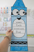 Load image into Gallery viewer, September Crayon Craftivity Bulletin Board Set