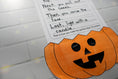 Load image into Gallery viewer, how to make the perfect jack 'O lantern writing page and craft for kids