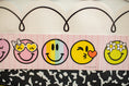 Load image into Gallery viewer, Let's Be Friends Smileys Rainbow Pastel Bulletin Board Border | Emotional Rollercoaster