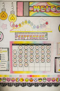 Load image into Gallery viewer, Rainbow Pastel Calendar Bulletin Board | Emotional Rollercoaster