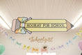 Load image into Gallery viewer, Printable Hooray For School Pencil Bulletin Board Cutout