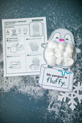 Load image into Gallery viewer, Printable January Cotton Ball Penguin Craftivity
