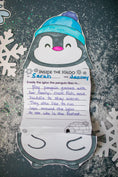 Load image into Gallery viewer, Printable January Fold Out Penguin Writing Craftivity