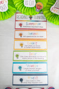 Load image into Gallery viewer, "Reading is Thinking" Mini Bulletin Board Set | Light Bulb Moments | UPRINT | Schoolgirl Style