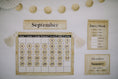 Load image into Gallery viewer, Boho Fringe Calendar Bulletin Board Set