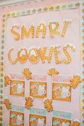 Load image into Gallery viewer, Smart Cookies | Inspirational Classroom Headline | Pastel Gingerbread | Christmas | Printable Classroom Decor | Schoolgirl Style
