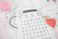 Load image into Gallery viewer, Printable February Mazes and Word Searches