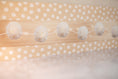 Load image into Gallery viewer, aesthetic dream foundation border pom pom with fairy lights