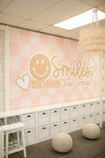 Load image into Gallery viewer, Smiles Speak Louder Than Words Tapestry | Cozy Classroom Makeover | Schoolgirl Style