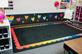 Load image into Gallery viewer, Rainbow Ombre Scallop Classroom Rug by Schoolgirl Style