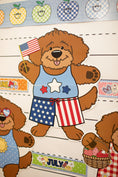 Load image into Gallery viewer, Printable Retro Monthly Pup Series | 90s Teacher