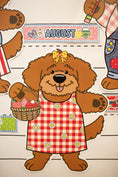 Load image into Gallery viewer, Printable Retro Monthly Pup Series | 90s Teacher