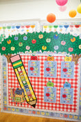 Load image into Gallery viewer, Retro Apples Door Topper | 90s Teacher