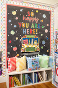 Load image into Gallery viewer, Chalk & Dots Bulletin Board Paper 25ft. | Schoolgirl Style x Fadeless®
