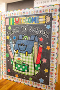 Load image into Gallery viewer, Chalk & Dots Bulletin Board Paper 25ft. | Schoolgirl Style x Fadeless®