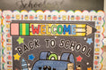Load image into Gallery viewer, Welcome Back To School Retro Bulletin Board Set | 90s Teacher