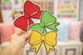 Load image into Gallery viewer, 90s teacher printable bow cutouts