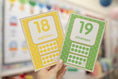 Load image into Gallery viewer, 90s teacher printable number cards