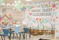 Load image into Gallery viewer, Home Sweet Classroom Wall Tapestry | Pretty in Pastel