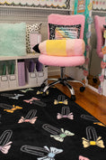 Load image into Gallery viewer, Pastel Bow Paperclips Classroom Rug