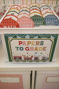 Load image into Gallery viewer, Printable Vintage Papers to Grade & Pencil Labels | Storybook Circus