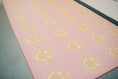 Load image into Gallery viewer, Viral Pink Smiley Face Sit Spots Rug Classroom Rug by Schoolgirl Style