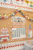 Load image into Gallery viewer, Vintage Circus Calendar Bulletin Board Set | Storybook Circus