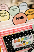 Load image into Gallery viewer, Saved By The Pastel Papers to Grade Folder & Pencil Labels UPRINT