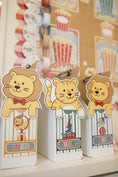 Load image into Gallery viewer, Printable Vintage Lion & Tiger Toppers | Storybook Circus