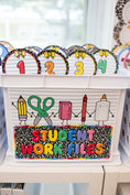 Load image into Gallery viewer, Printable Rainbow Student Work Files | School Days