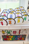 Load image into Gallery viewer, Printable Rainbow Student Work Files | School Days