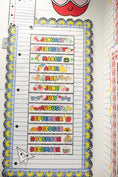 Load image into Gallery viewer, Bright Rainbow Calendar Bulletin Board | School Days