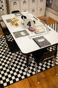 Load image into Gallery viewer, Black and White Checkerboard Classroom Rug by Schoolgirl Style