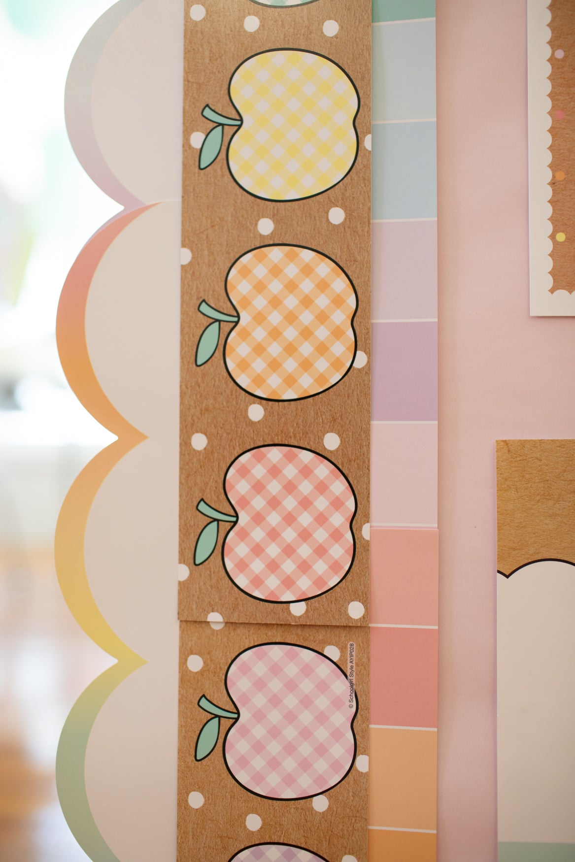 Apple Orchard Bulletin Board Border | A Year In Pastel