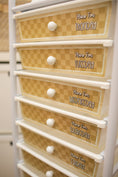 Load image into Gallery viewer, The Cozy Collection Editable Cart Labels 10 drawer UPRINT