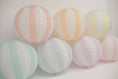 Load image into Gallery viewer, Striped Pastel Lantern 7 Pack | A Year In Pastel
