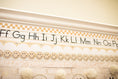 Load image into Gallery viewer, The Cozy Collection Alphabet Line Bulletin Board Set