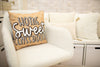 Home Sweet Classroom neutral accent pillow cover