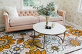 Load image into Gallery viewer, Retro Floral Classroom Rug by Schoolgirl Style