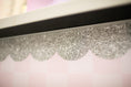 Load image into Gallery viewer, moondust silver glitter classroom border