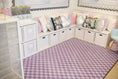 Load image into Gallery viewer, Lavender Checkerboard Classroom Rug by Schoolgirl Style