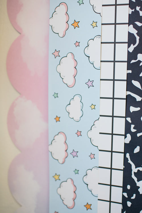 Head In The Clouds Classroom Border