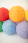 Load image into Gallery viewer, Bright Rainbow Lantern 7 Pack | School Days