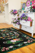 Load image into Gallery viewer, Vintage Floral Classroom Rug by Schoolgirl Style
