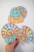 Load image into Gallery viewer, Thanksgiving turkey cutouts