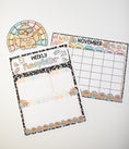 Load image into Gallery viewer, pastel thanksgiving themed weekly newsletter and calendar templates for your classroom